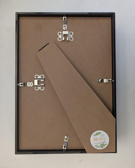 A4 black 3d deep box photo frame: shadow picture display