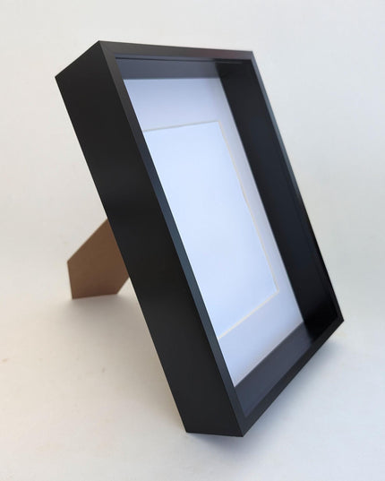A4 black 3d deep box photo frame: shadow picture display
