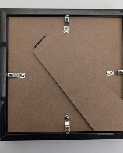 8x8 black 3d box photo frame: shadow picture display