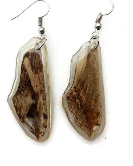 Gothic butterfly wings earrings