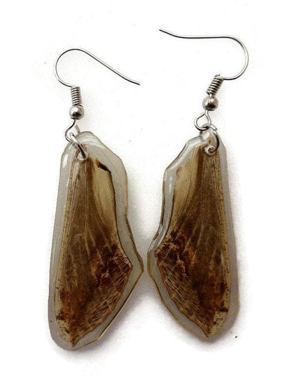 Gothic butterfly wings earrings