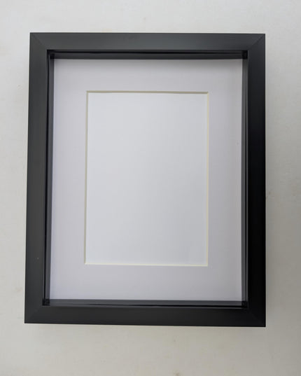8x10 black 3d box photo frame: shadow picture display