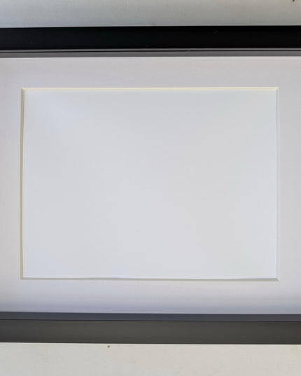 A4 black 3d box photo frame: shadow picture frame with mount