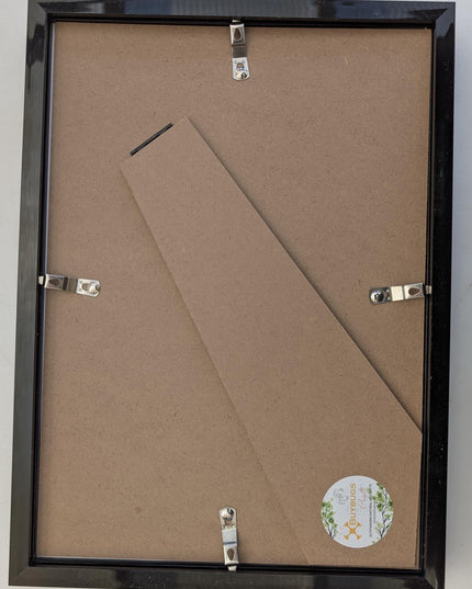 A4 black 3d box photo frame: shadow picture frame with mount