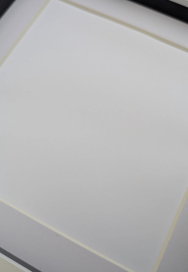 10x10 white 3d box photo frame: shadow picture display