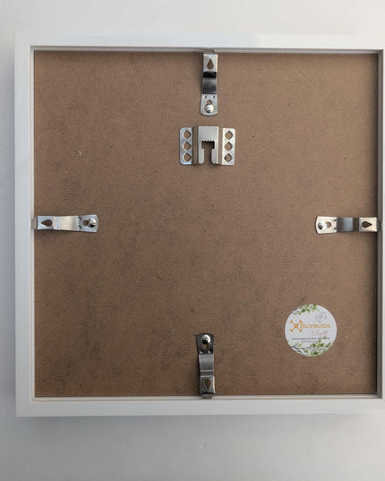 10x10 white 3d box photo frame: shadow picture display