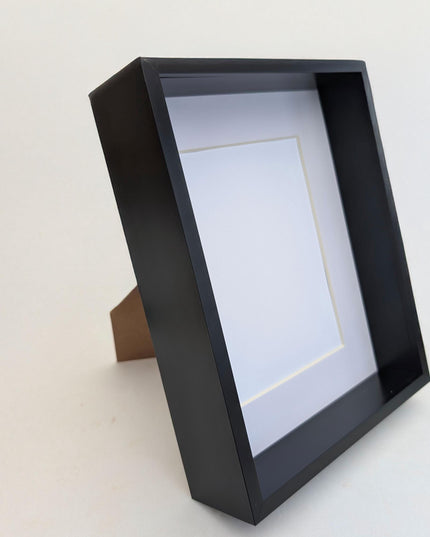 8x10 black 3d deep box photo frame: shadow box display