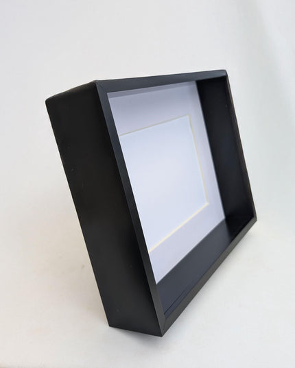 8x10 black 3d deep box photo frame: shadow box display