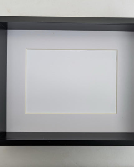8x10 black 3d deep box photo frame: shadow box display
