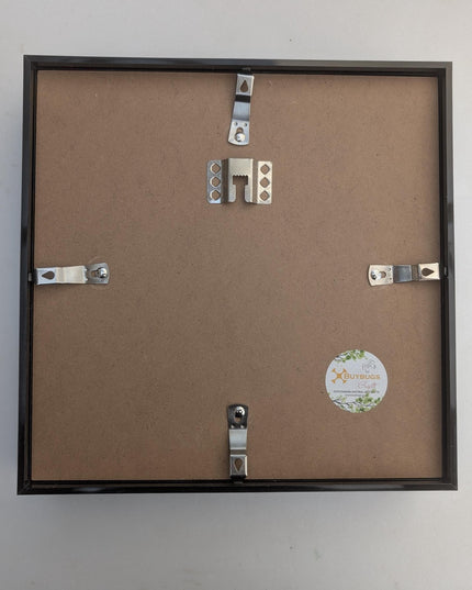 12x12 Black 3d deep box photo frame: shadow box display