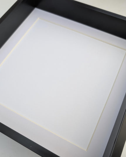 10x10 Black 3d deep box photo frame: shadow box display